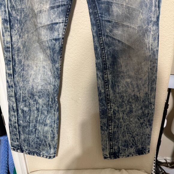 CJ Black Premium Jeans Mens 28x30 Relaxed Straight Acid Wash Denim Y2K - Picture 7 of 8